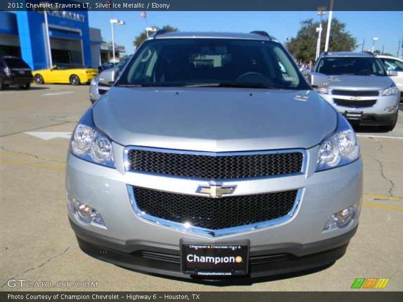 Silver Ice Metallic / Ebony 2012 Chevrolet Traverse LT