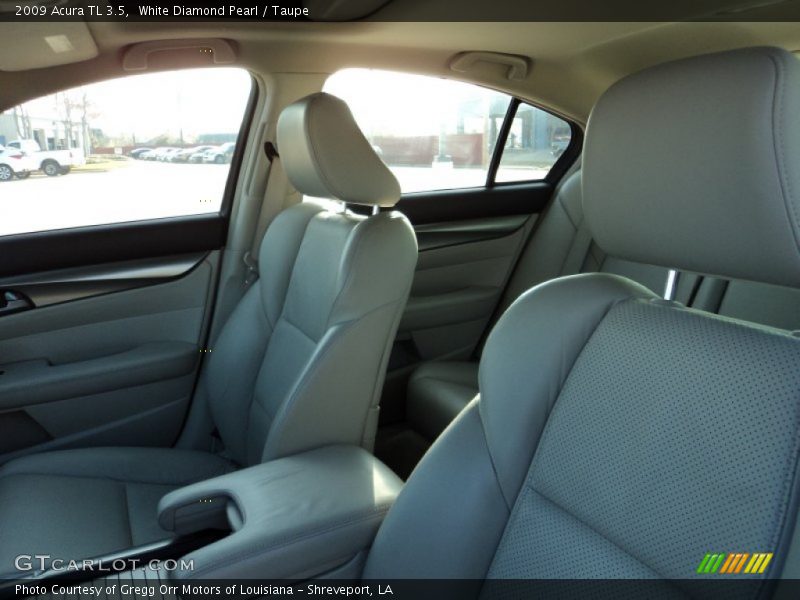 White Diamond Pearl / Taupe 2009 Acura TL 3.5