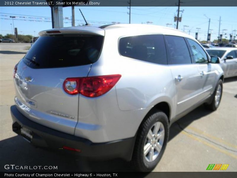 Silver Ice Metallic / Ebony 2012 Chevrolet Traverse LT