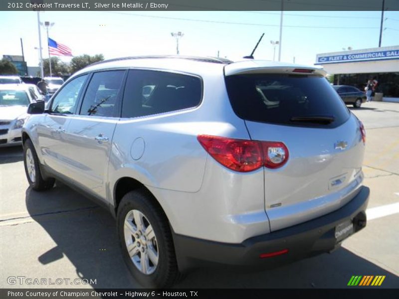 Silver Ice Metallic / Ebony 2012 Chevrolet Traverse LT