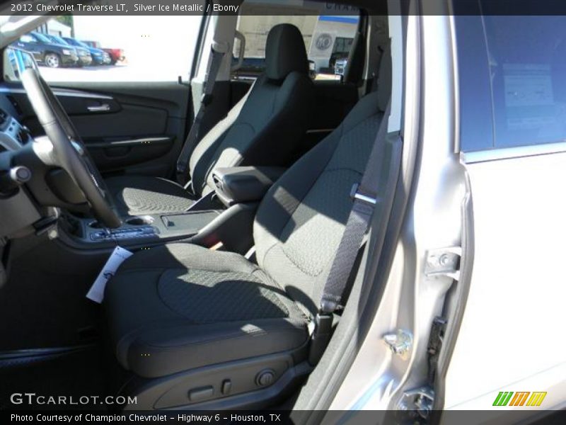 Silver Ice Metallic / Ebony 2012 Chevrolet Traverse LT