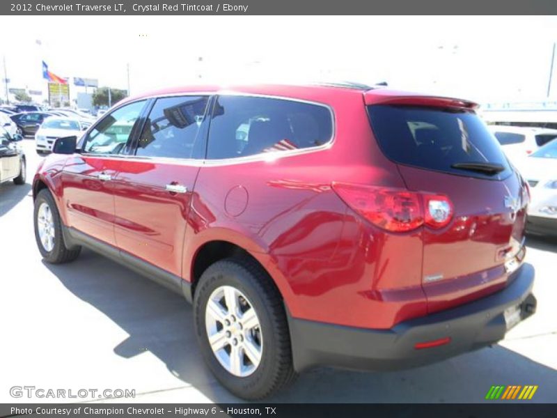 Crystal Red Tintcoat / Ebony 2012 Chevrolet Traverse LT