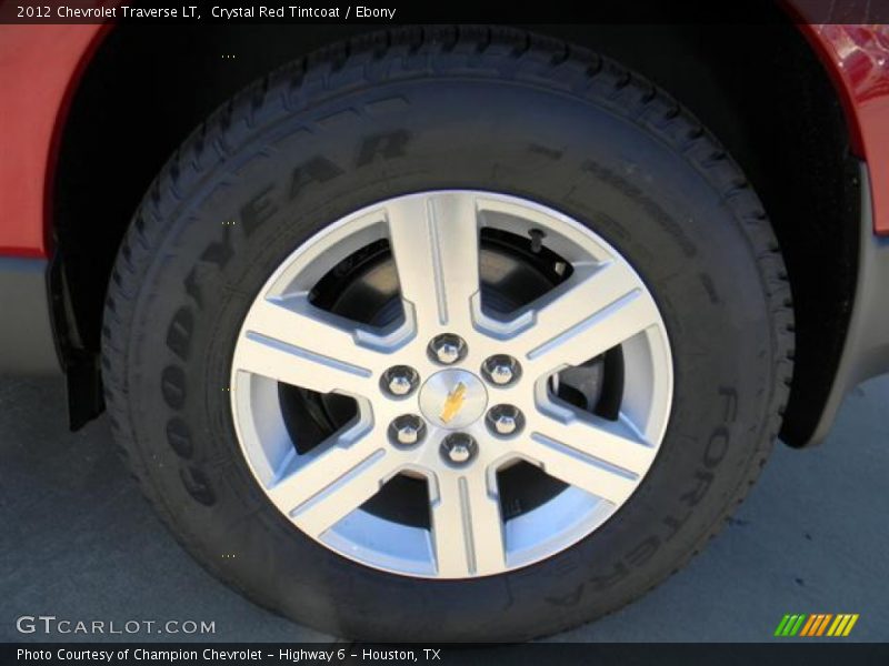 Crystal Red Tintcoat / Ebony 2012 Chevrolet Traverse LT