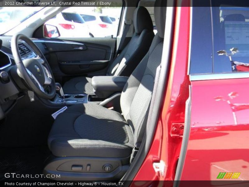 Crystal Red Tintcoat / Ebony 2012 Chevrolet Traverse LT