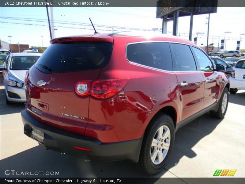 Crystal Red Tintcoat / Ebony 2012 Chevrolet Traverse LT