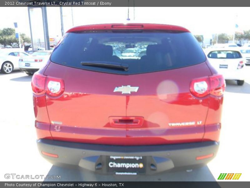 Crystal Red Tintcoat / Ebony 2012 Chevrolet Traverse LT