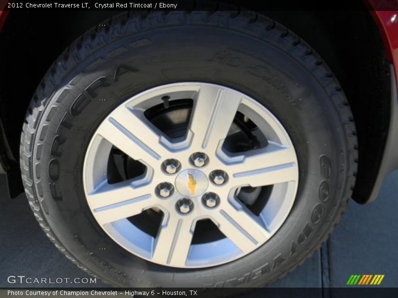 Crystal Red Tintcoat / Ebony 2012 Chevrolet Traverse LT