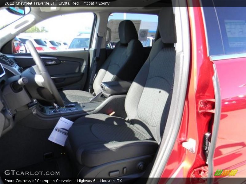 Crystal Red Tintcoat / Ebony 2012 Chevrolet Traverse LT