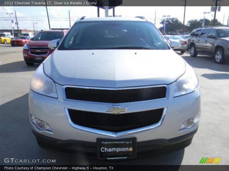 Silver Ice Metallic / Ebony 2012 Chevrolet Traverse LT