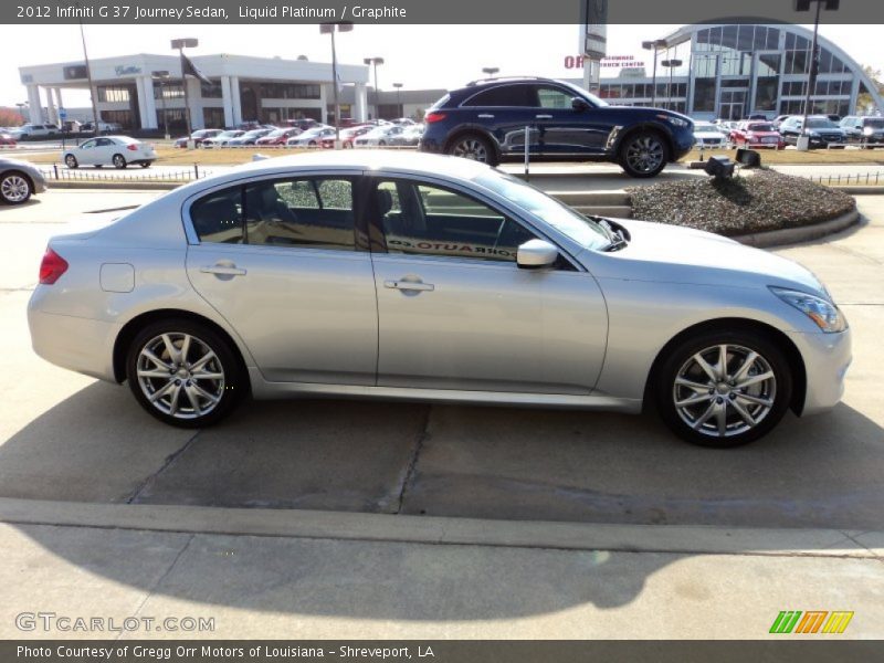 Liquid Platinum / Graphite 2012 Infiniti G 37 Journey Sedan