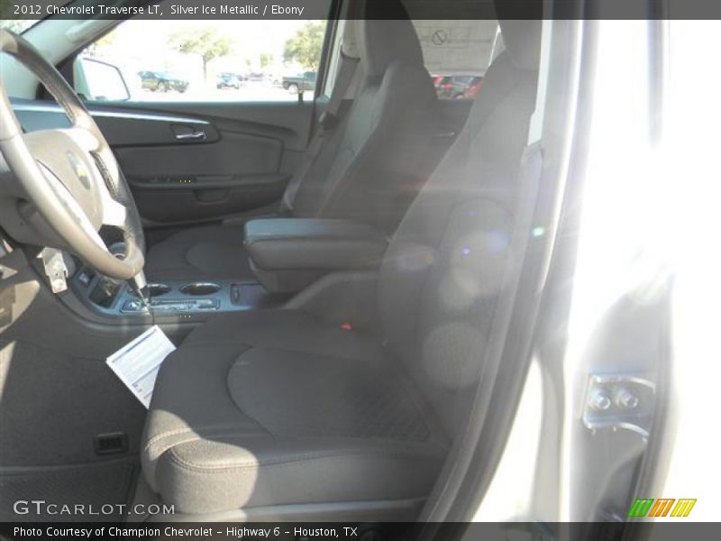 Silver Ice Metallic / Ebony 2012 Chevrolet Traverse LT
