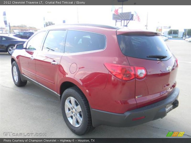 Crystal Red Tintcoat / Ebony 2012 Chevrolet Traverse LT