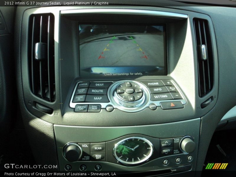 Liquid Platinum / Graphite 2012 Infiniti G 37 Journey Sedan