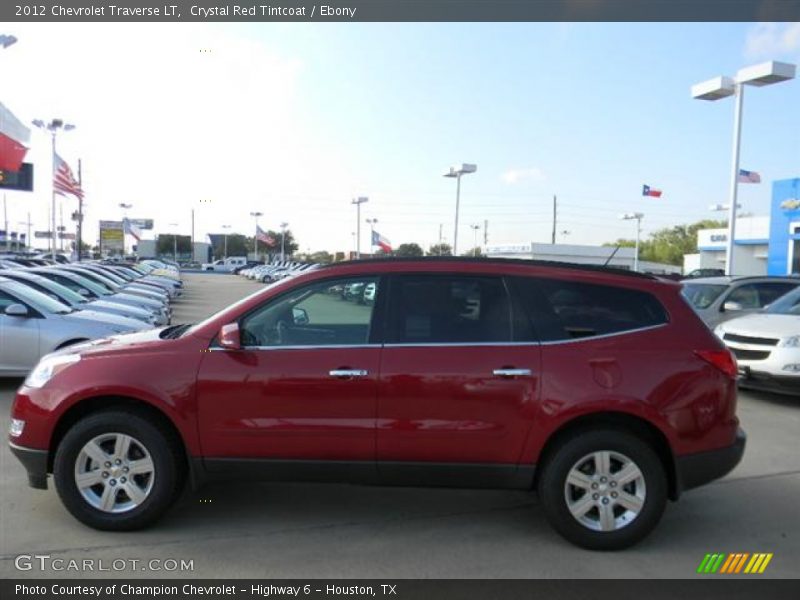 Crystal Red Tintcoat / Ebony 2012 Chevrolet Traverse LT