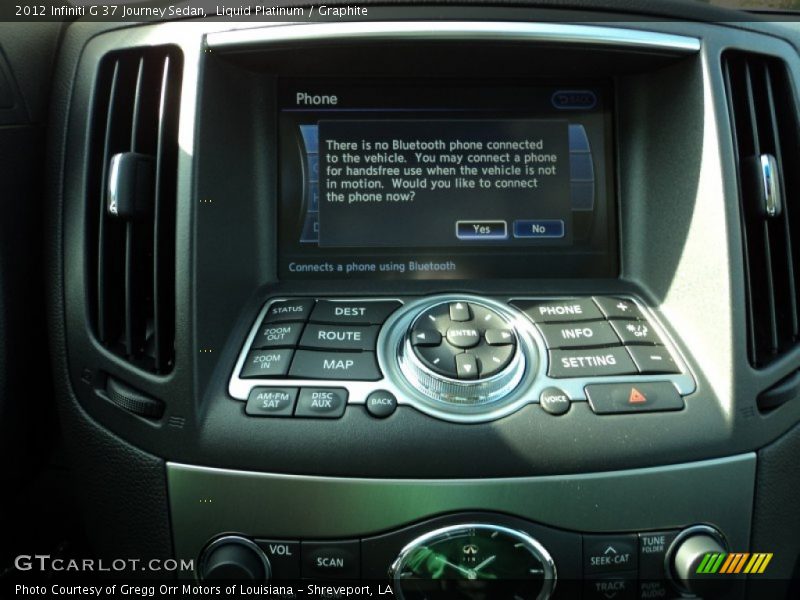 Liquid Platinum / Graphite 2012 Infiniti G 37 Journey Sedan
