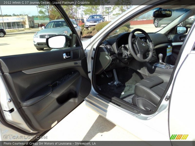 Liquid Platinum / Graphite 2012 Infiniti G 37 Journey Sedan