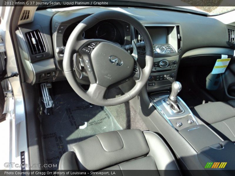 Liquid Platinum / Graphite 2012 Infiniti G 37 Journey Sedan