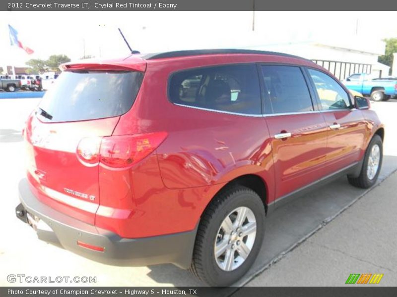 Crystal Red Tintcoat / Ebony 2012 Chevrolet Traverse LT