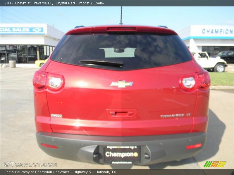 Crystal Red Tintcoat / Ebony 2012 Chevrolet Traverse LT