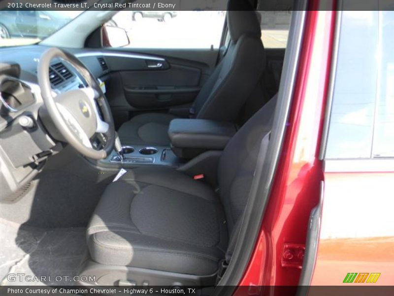 Crystal Red Tintcoat / Ebony 2012 Chevrolet Traverse LT