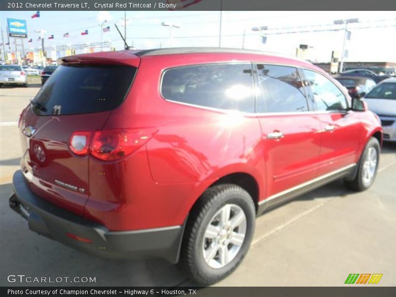 Crystal Red Tintcoat / Ebony 2012 Chevrolet Traverse LT