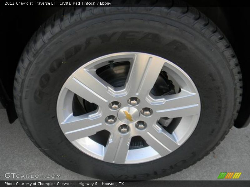 Crystal Red Tintcoat / Ebony 2012 Chevrolet Traverse LT