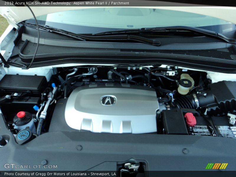  2012 MDX SH-AWD Technology Engine - 3.7 Liter SOHC 24-Valve VTEC V6