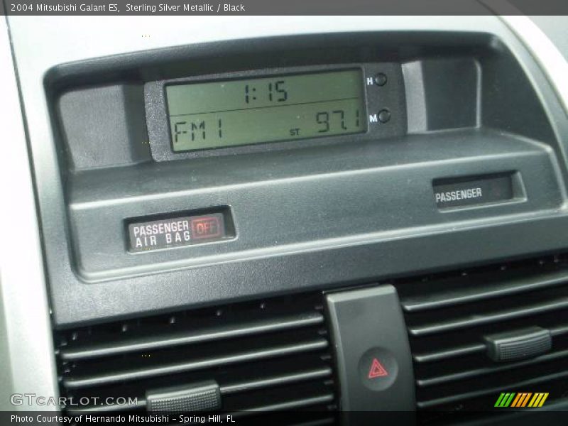 Sterling Silver Metallic / Black 2004 Mitsubishi Galant ES