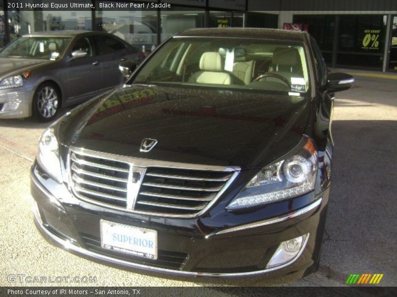 Black Noir Pearl / Saddle 2011 Hyundai Equus Ultimate