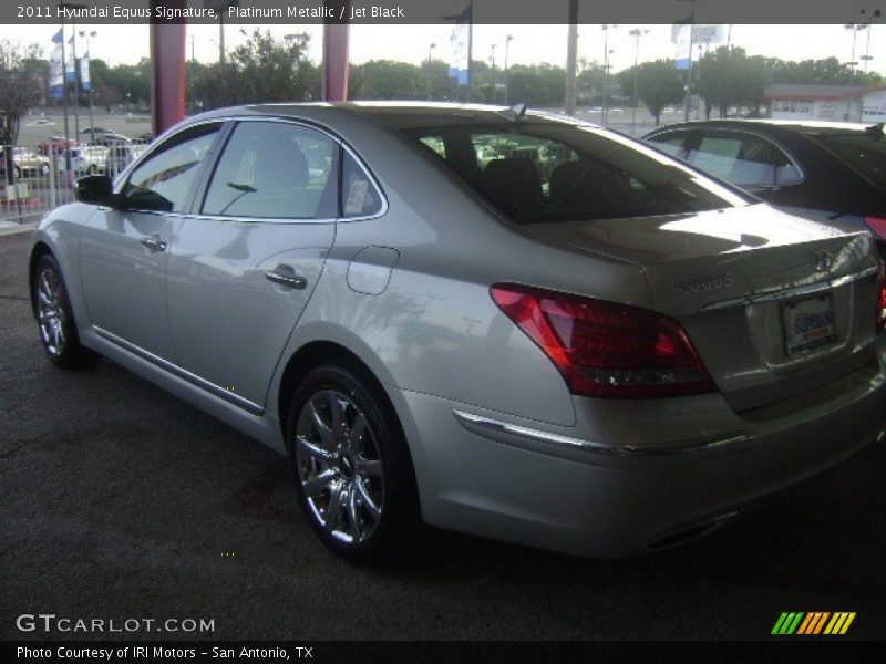 Platinum Metallic / Jet Black 2011 Hyundai Equus Signature