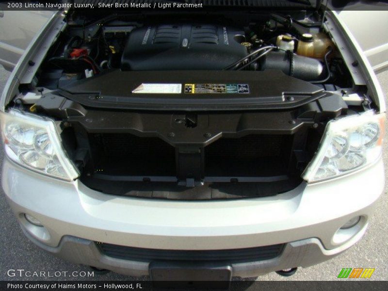 Silver Birch Metallic / Light Parchment 2003 Lincoln Navigator Luxury