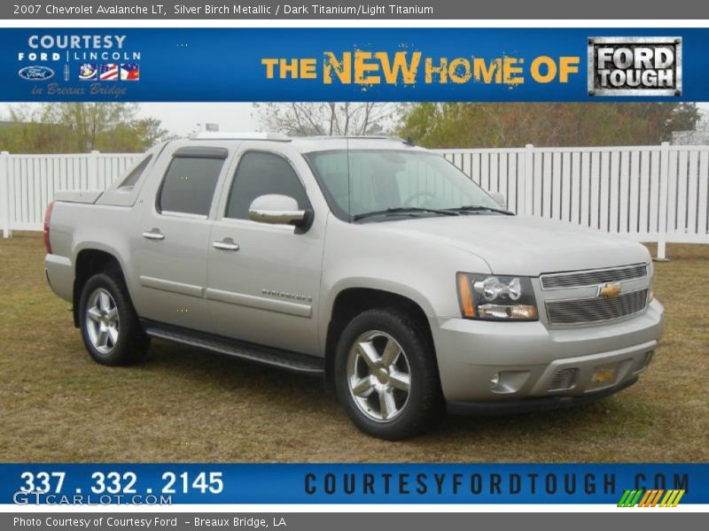 Silver Birch Metallic / Dark Titanium/Light Titanium 2007 Chevrolet Avalanche LT