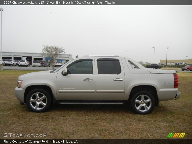 Silver Birch Metallic / Dark Titanium/Light Titanium 2007 Chevrolet Avalanche LT