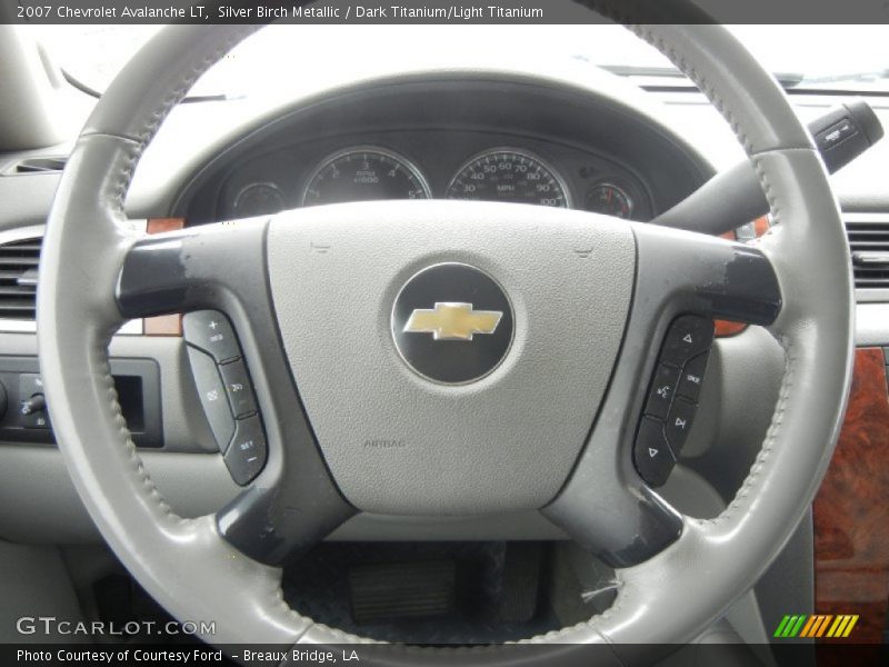 Silver Birch Metallic / Dark Titanium/Light Titanium 2007 Chevrolet Avalanche LT