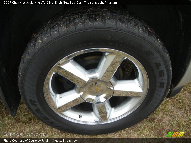 Silver Birch Metallic / Dark Titanium/Light Titanium 2007 Chevrolet Avalanche LT