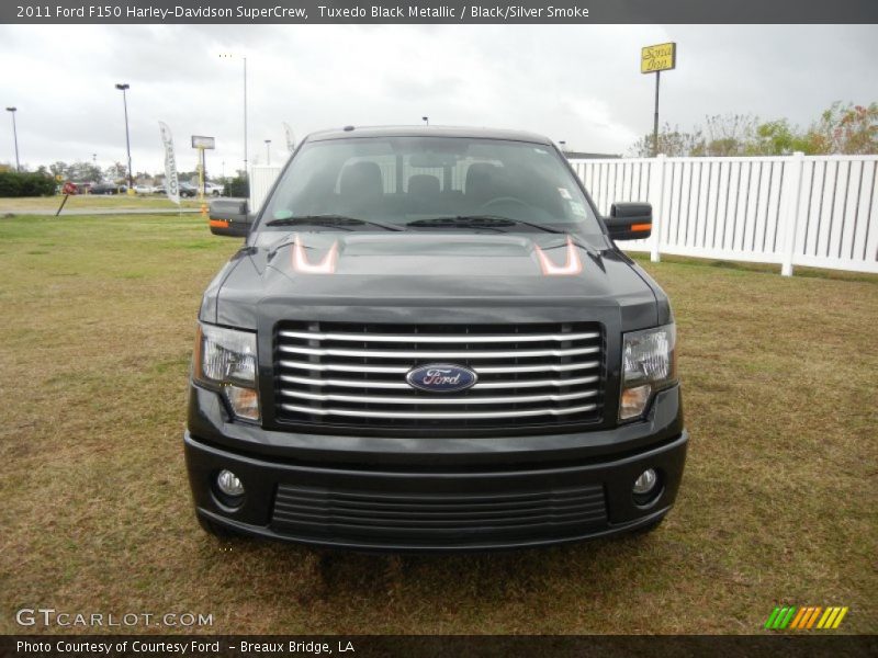 Tuxedo Black Metallic / Black/Silver Smoke 2011 Ford F150 Harley-Davidson SuperCrew