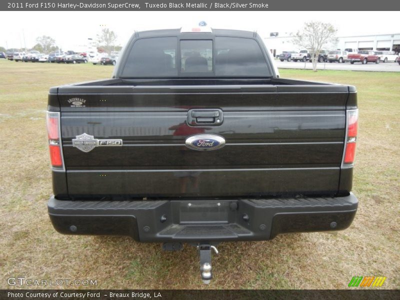 Tuxedo Black Metallic / Black/Silver Smoke 2011 Ford F150 Harley-Davidson SuperCrew