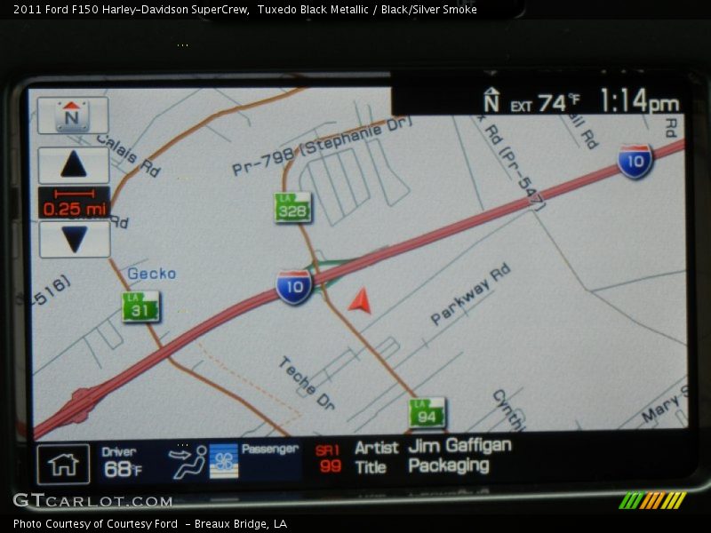 Navigation of 2011 F150 Harley-Davidson SuperCrew