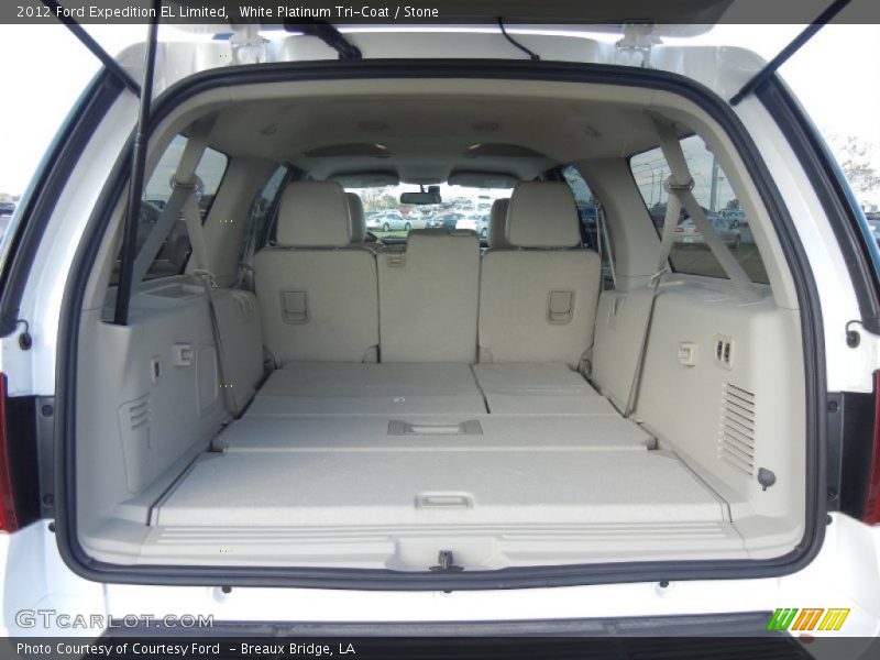 White Platinum Tri-Coat / Stone 2012 Ford Expedition EL Limited