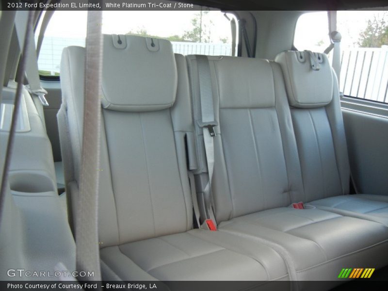 White Platinum Tri-Coat / Stone 2012 Ford Expedition EL Limited