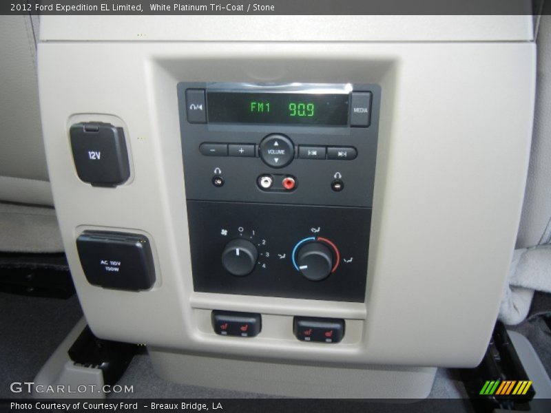 White Platinum Tri-Coat / Stone 2012 Ford Expedition EL Limited