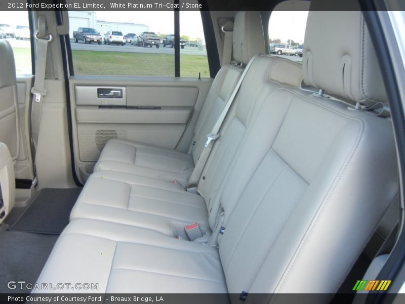 White Platinum Tri-Coat / Stone 2012 Ford Expedition EL Limited