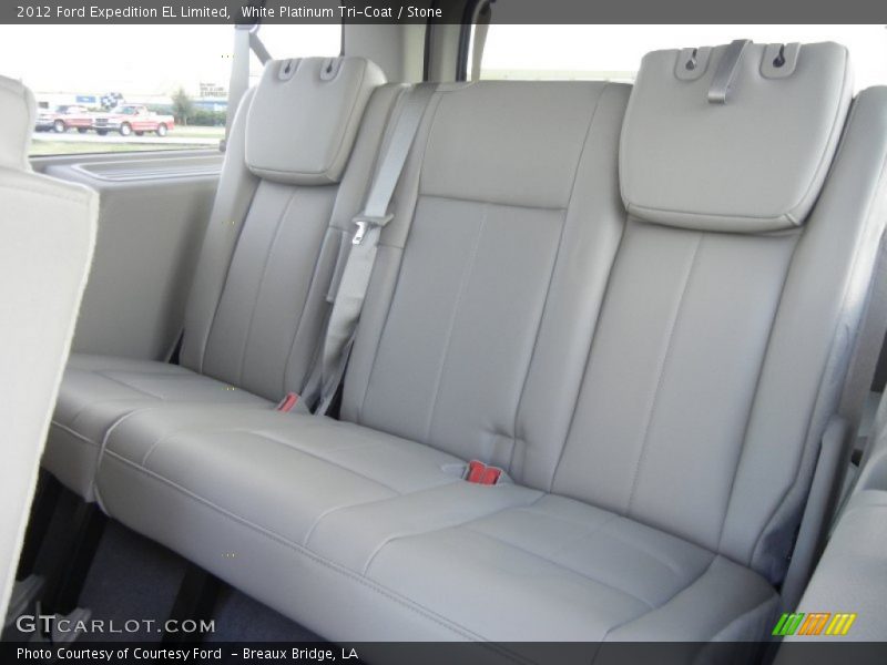 White Platinum Tri-Coat / Stone 2012 Ford Expedition EL Limited