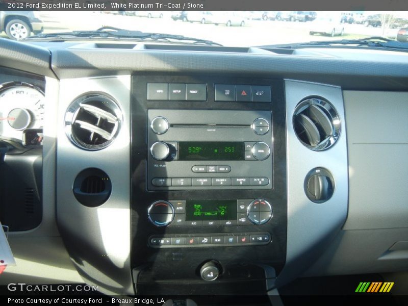 White Platinum Tri-Coat / Stone 2012 Ford Expedition EL Limited