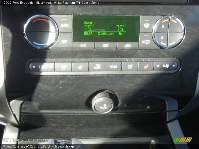 White Platinum Tri-Coat / Stone 2012 Ford Expedition EL Limited