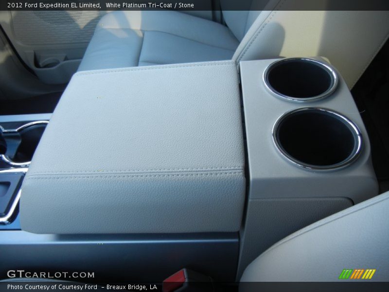 White Platinum Tri-Coat / Stone 2012 Ford Expedition EL Limited