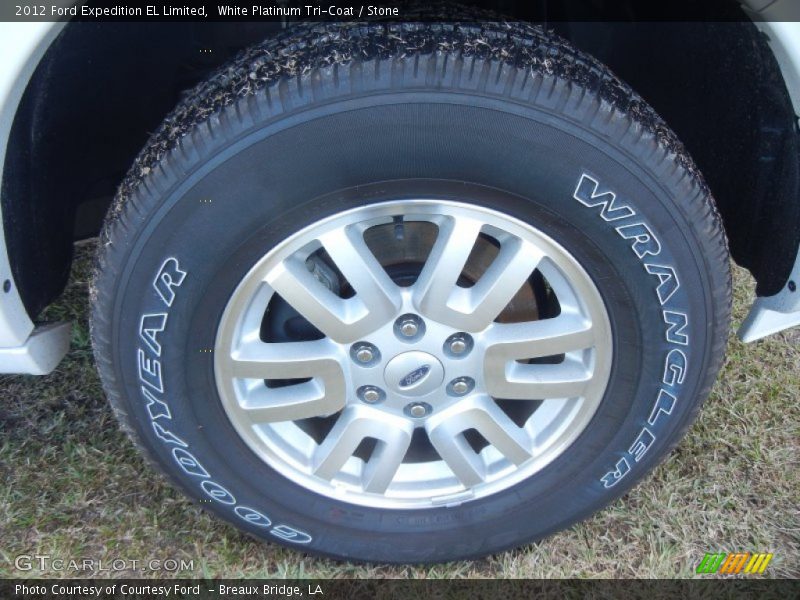 White Platinum Tri-Coat / Stone 2012 Ford Expedition EL Limited