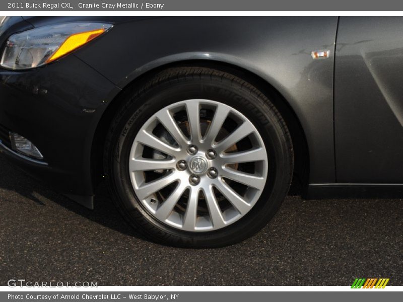 Granite Gray Metallic / Ebony 2011 Buick Regal CXL