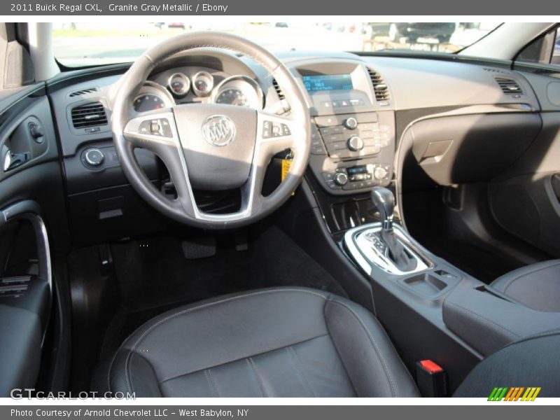 Granite Gray Metallic / Ebony 2011 Buick Regal CXL