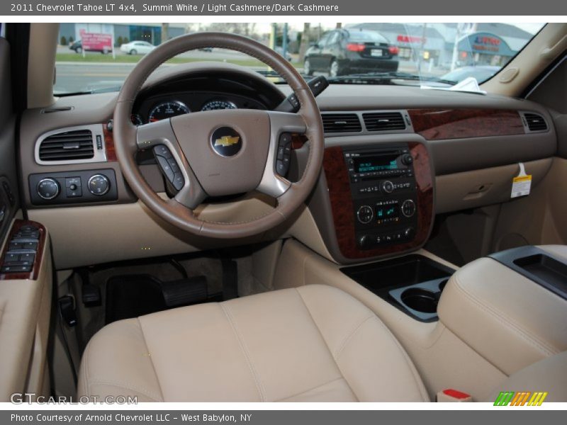 Summit White / Light Cashmere/Dark Cashmere 2011 Chevrolet Tahoe LT 4x4
